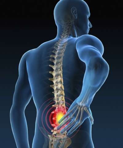 Knee pain illustration
